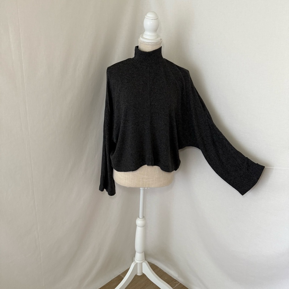 Velvet Cowl Neck Sweater